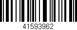 Código de barras (EAN, GTIN, SKU, ISBN): '41593962'
