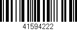Código de barras (EAN, GTIN, SKU, ISBN): '41594222'