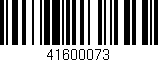 Código de barras (EAN, GTIN, SKU, ISBN): '41600073'