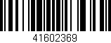 Código de barras (EAN, GTIN, SKU, ISBN): '41602369'