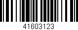 Código de barras (EAN, GTIN, SKU, ISBN): '41603123'