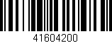 Código de barras (EAN, GTIN, SKU, ISBN): '41604200'