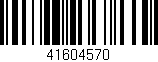 Código de barras (EAN, GTIN, SKU, ISBN): '41604570'