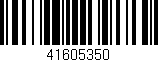 Código de barras (EAN, GTIN, SKU, ISBN): '41605350'