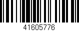 Código de barras (EAN, GTIN, SKU, ISBN): '41605776'