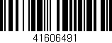 Código de barras (EAN, GTIN, SKU, ISBN): '41606491'