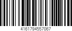 Código de barras (EAN, GTIN, SKU, ISBN): '4161794557067'