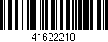 Código de barras (EAN, GTIN, SKU, ISBN): '41622218'