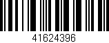 Código de barras (EAN, GTIN, SKU, ISBN): '41624396'