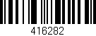 Código de barras (EAN, GTIN, SKU, ISBN): '416282'