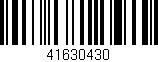 Código de barras (EAN, GTIN, SKU, ISBN): '41630430'