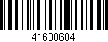 Código de barras (EAN, GTIN, SKU, ISBN): '41630684'