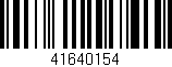 Código de barras (EAN, GTIN, SKU, ISBN): '41640154'
