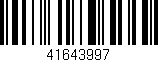 Código de barras (EAN, GTIN, SKU, ISBN): '41643997'
