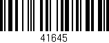 Código de barras (EAN, GTIN, SKU, ISBN): '41645'