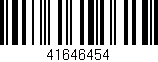 Código de barras (EAN, GTIN, SKU, ISBN): '41646454'