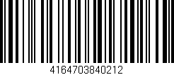 Código de barras (EAN, GTIN, SKU, ISBN): '4164703840212'