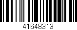 Código de barras (EAN, GTIN, SKU, ISBN): '41648313'