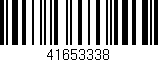 Código de barras (EAN, GTIN, SKU, ISBN): '41653338'