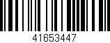 Código de barras (EAN, GTIN, SKU, ISBN): '41653447'