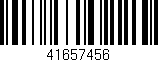 Código de barras (EAN, GTIN, SKU, ISBN): '41657456'