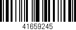 Código de barras (EAN, GTIN, SKU, ISBN): '41659245'