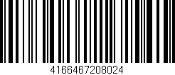Código de barras (EAN, GTIN, SKU, ISBN): '4166467208024'
