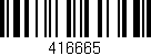 Código de barras (EAN, GTIN, SKU, ISBN): '416665'