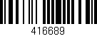 Código de barras (EAN, GTIN, SKU, ISBN): '416689'