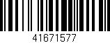 Código de barras (EAN, GTIN, SKU, ISBN): '41671577'