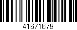 Código de barras (EAN, GTIN, SKU, ISBN): '41671679'