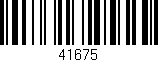 Código de barras (EAN, GTIN, SKU, ISBN): '41675'