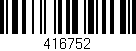 Código de barras (EAN, GTIN, SKU, ISBN): '416752'