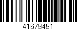 Código de barras (EAN, GTIN, SKU, ISBN): '41679491'