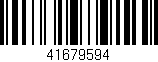 Código de barras (EAN, GTIN, SKU, ISBN): '41679594'
