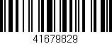 Código de barras (EAN, GTIN, SKU, ISBN): '41679829'