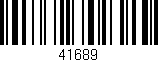 Código de barras (EAN, GTIN, SKU, ISBN): '41689'