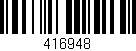 Código de barras (EAN, GTIN, SKU, ISBN): '416948'