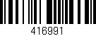 Código de barras (EAN, GTIN, SKU, ISBN): '416991'