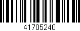 Código de barras (EAN, GTIN, SKU, ISBN): '41705240'