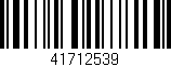 Código de barras (EAN, GTIN, SKU, ISBN): '41712539'