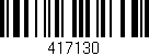 Código de barras (EAN, GTIN, SKU, ISBN): '417130'