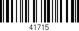 Código de barras (EAN, GTIN, SKU, ISBN): '41715'