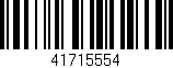 Código de barras (EAN, GTIN, SKU, ISBN): '41715554'