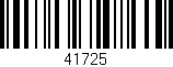 Código de barras (EAN, GTIN, SKU, ISBN): '41725'