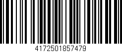 Código de barras (EAN, GTIN, SKU, ISBN): '4172501857479'