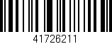 Código de barras (EAN, GTIN, SKU, ISBN): '41726211'