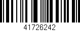 Código de barras (EAN, GTIN, SKU, ISBN): '41726242'