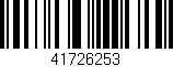Código de barras (EAN, GTIN, SKU, ISBN): '41726253'