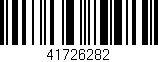 Código de barras (EAN, GTIN, SKU, ISBN): '41726282'